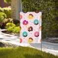 thumbnail image 4 of Easygdp Donut Garden Flag Yard Flag Welcome Flag, Double-Sided, Weather Resistant for Outdoor Decor - 28"x40", 4 of 9