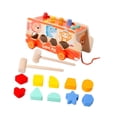 thumbnail image 4 of Juguete Montessori de madera, juego de clasificación de formas, juguete para martillar y golpear, actividades para el desarrollo temprano del bebé,, 4 of 9