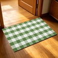 thumbnail image 6 of Lypsnake Spring Rugs Green and White Plaid, Reversible Washable Checkered Area Rug, Multi-Color Farmhouse Style Non-Slip Rug for Patio Kitchen Living Room Bedroom and Balcony, 6 of 8