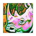 thumbnail image 2 of Rhinoceros Pop Artistry - Canvas, 2 of 25