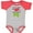 Heather and Red, variant on Inktastic If Mom Says No, Gigi Says Yes Boys or Girls Baby Bodysuit