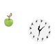 thumbnail image 5 of Escultura De Bailarina De Cerámica, Adorno De Simulación, Obra De Arte, Decoración Del Hogar, Figura De Fruta, Ballet, Niña, Reloj Silencioso, Danza, Encantador, Decorativo Para Cafetería,, 5 of 8
