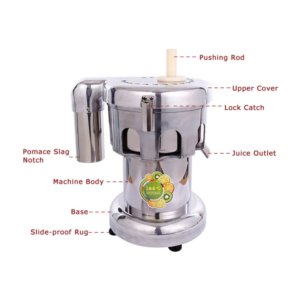 Juicer Fruit Vegetable Centrifugal Commercial 110V 750W
