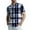 hgg311-Light Blue, variant on Yaoyar Mens Gingham Check Short Sleeve Button Up Shirt Classic Pattern Design Turn Down Collar Lightweight Casual Checkered Shirt