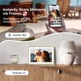 thumbnail image 4 of Digital Picture Frame, 10.1'' Frameo Digital Frame Wifi, 1280*800   Screen, 32GB Memory, Wall Mountable Digital Photo Frame, Auto-Rotate, Share Instantly, Wedding, Birthday Gifts for Mom,, 4 of 6