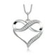 thumbnail image 1 of Collar con colgante en forma de corazón de plata 925 con cadena para mujer, 1 of 4