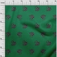 thumbnail image 3 of oneOone Georgette Viscose Medium Pink Fabric Floral Craft Projects Decor Fabric Printed By The Yard 42 Inch Wide, 3 of 4