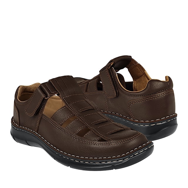 HUARACHES CABALLERO STYLO 200 PIEL CAFÉ