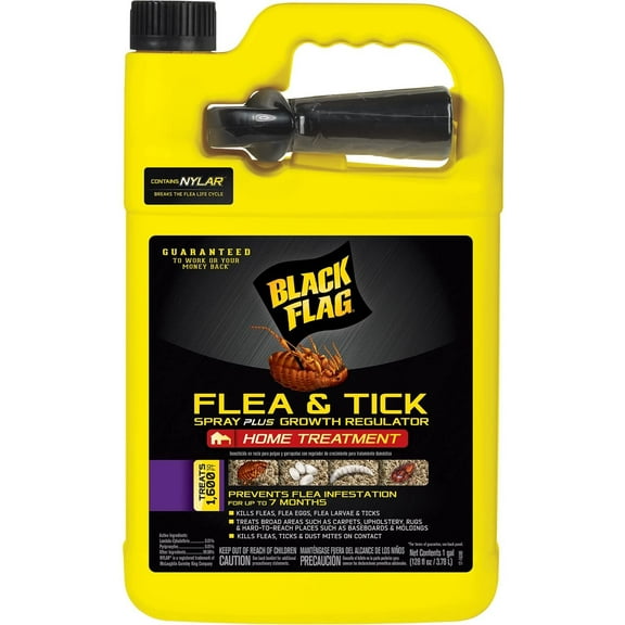 United Industries Black Flag Extreme Flea Killer Plus Growth Regulator RTU, 1 Gallon, Pack of 1