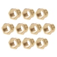 thumbnail image 1 of Adaptador de buje hexagonal de latón Uxcell Macho G3/8 x Hembra G1/4 10, 1 of 3