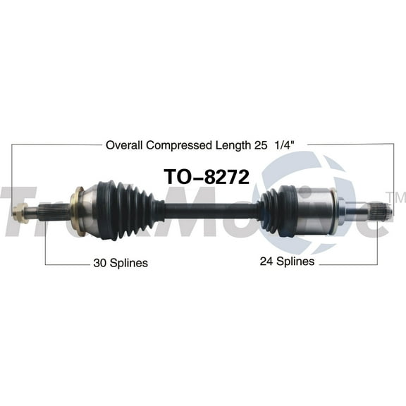 CV Axle Shaft Fits select: 2006-2012 TOYOTA RAV4