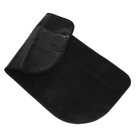 GAXIRE Flame Retardant Hearth Rug Pad Fireplace Mat Black 1Pack