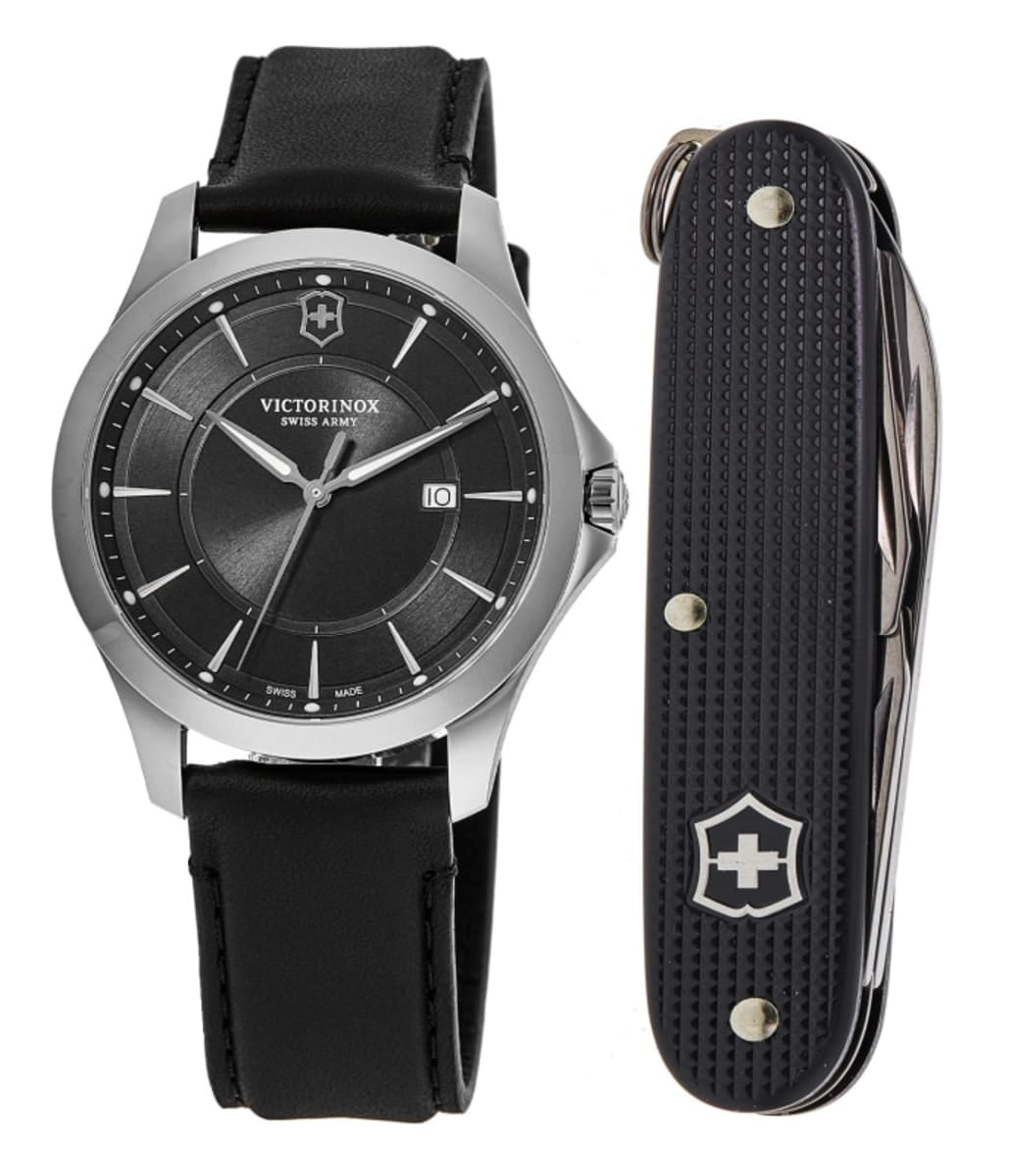 Swiss Army Victorinox Chronograph Stainless Steel Mens Watch