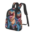thumbnail image 2 of Daiia Blue Dinosaur School Backpack for Men and Women Lightweight Backpack Durable Backpack Water-Resistant,Travel,Work Bag, 2 of 9