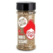 BORN WITH SEOUL Toasted White Sesame Seeds 4.25 Ounce, Organic, Vegan, Non-GMO, Gluten Free