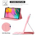 thumbnail image 4 of For Samsung Galaxy Tab A 10.1 Case 2019, SM-T510 2019 Tablet Case, Flip Leather Multi- Viewing Angles Stand Case, Soft Back Cover for Samsung Galaxy Tab A 10.1 inch Tablet , Smile, 4 of 8