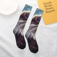 thumbnail image 6 of Bingfone Compression Socks for Women and Men Long Socks for Running Athletic Cycling Nurse-Bald Eagle Pilot, 6 of 8