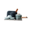 thumbnail image 2 of Juego de tetera china con infusor, estuche de transporte, 3 tazas de porcelana Azul claro, 2 of 9