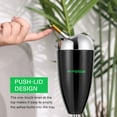 thumbnail image 6 of VIVOSUN Floor Standing Ash Tray, Outdoor Ashtray with Stainless Steel Lid, Adjustable Height from 21.5" to 35" for Home, Patio, Black, 6 of 7