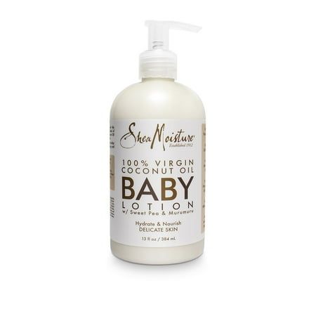 - SheaMoisture 100% Virgin Coconut Oil Baby Lotion, 13 oz