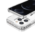 thumbnail image 4 of For iPhone 13/14 Sturdy Ultra Thick 3mm Transparent Hybrid Case Cover - Clear, 4 of 4