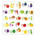 thumbnail image 1 of SHISUYAN English Alphabet Early Education Self-Adhesive Wall Chart With Fruits Vegetables, 1 of 9