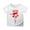 White, variant on WOYY Girls Valentine's Day T-Shirt Heart Print Short Sleeve T Shirt Casual Summer Tshirt