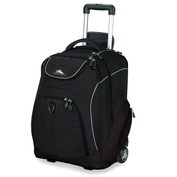 Mochila con ruedas High Sierra Powerglide Black 21L