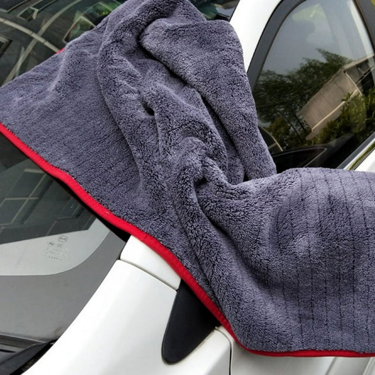 90x60CM Thick Plush Microfiber Towel Car Wash Accessories Super Absorbent  Car Cleaning Detailing Cloth Auto Care Drying Towels