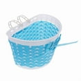 thumbnail image 2 of Bike Flowery Front Basket Cycle Shopping Stabilizers Children Kids - Blue, 2 of 5