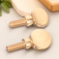 thumbnail image 1 of HINTRMENT 2Pcs Copper Saxophone Neck Screws Golden for Small Neck Screws, 1 of 7