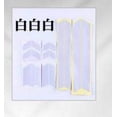 thumbnail image 1 of Reflective Stickers Electric Foldable Scooter Body Hub Parts Waterproof PVC Safety Warning Strip Replacement for Xiaomi M365 silver, 1 of 1