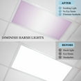 thumbnail image 4 of Light Purple Ombre Fluorescent Light Covers, Modern Gradient Abstract Art Magnetic Light Covers for Ceiling Lights, Fluorescent Ceiling Shade Filters for Classroom Bedroom Office 4x2Ft x 1PCS, 4 of 8