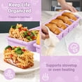 thumbnail image 6 of Purple 2 Pack 1-cup/125ml Silicone Freezer Tray Meal Prep & Food Storage, 6 of 7