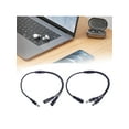 thumbnail image 6 of DC Power Splitter Cable 5.5 x 2.1mm 1 to 2 Way Y Adapter for LED Light, CCTV Camera, Router, 6 of 11