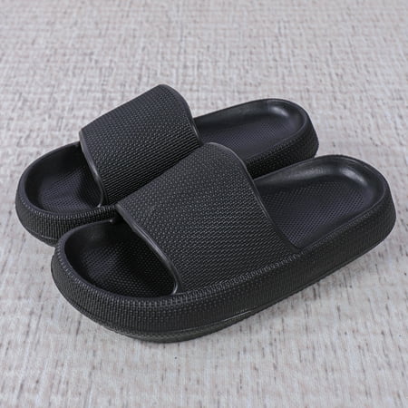

Toddler Kids Anti-slip Slippers Solid Soft-soled Indoor Slides Bathroom Pool Shoes