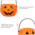 thumbnail image 4 of 8-Pack Plastic Pumpkin Candy Buckets - Halloween Trick or Treat Pails for Kids, Orange Party Decorations, Durable Candy Holders for Children, 4 of 8