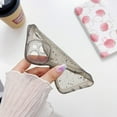 thumbnail image 6 of Compatible with iPhone 13 Pro Wavy Edge Shiny Stars Clear Cute Phone Case for Women Girls All-Around Soft TPU Anti-Collision Anti-Shock Transparent Phone Case for iPhone 13 Pro-Pink, 6 of 16