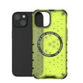 thumbnail image 3 of For Magnetic iPhone 13 Case, Honeycomb Structure [Compatible with MagSafe] Slim Fit Translucent Matte Design Shockproof Drop Protective Bumper Women Girls Men Boy iPhone 13,Green, 3 of 10