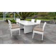 thumbnail image 1 of Miami Table à Manger Patio Extérieur Rectangulaire W / 6 Chaises Sans Bras, 1 of 2