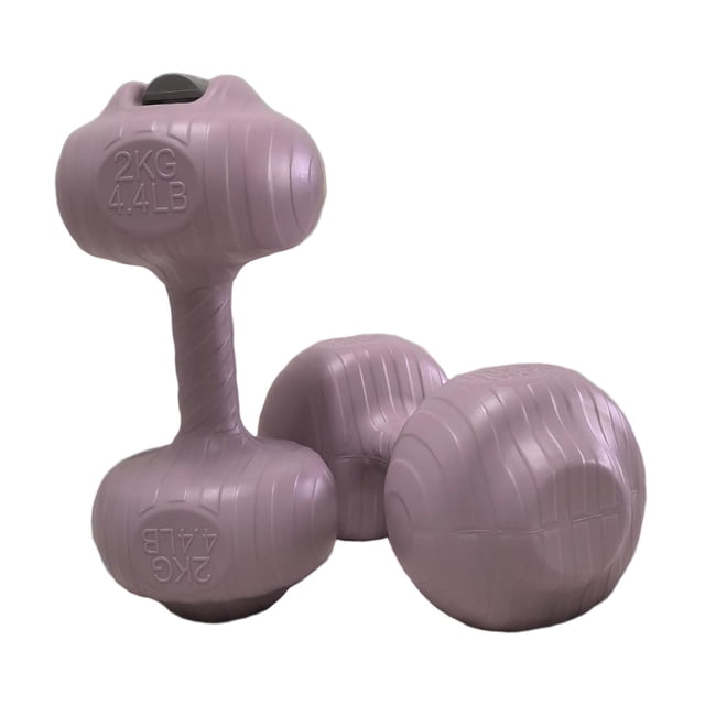 2 mancuernas rellenas de agua, equipo de ejercicio con agarre cómodo, pesas de agua para niños, ideales para gimnasio, oficina y jardín de infancia. 4 kg