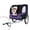 purple, variant on JXXRZ Dog Bike Trailer for Large Dogs 66LB, Foldable Pet Carrier with 20" Wheels & Universal Hitch, All Terrain, Purple