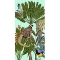 thumbnail image 2 of Wang, Melissa 9x14 Black Ornate Wood Framed with Double Matting Museum Art Print Titled - Birds Paradise III, 2 of 4