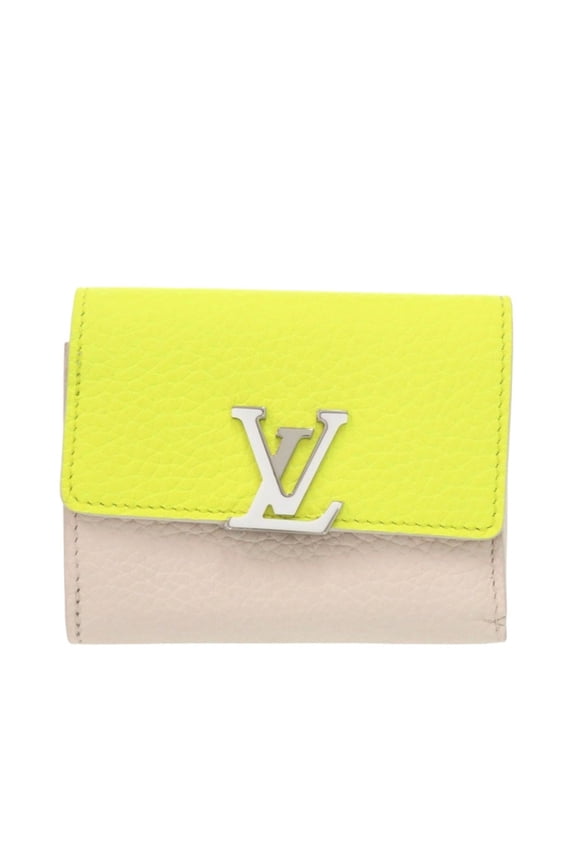 Pre-Owned Louis Vuitton Portefeuille Capucines XS M80325 Taurillon Leather... (Good)