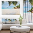 thumbnail image 1 of Summer Beach avec Feuilles de Palmier - Uvre d'Art Moderne sur Toile, 1 of 3