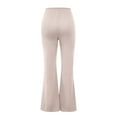 thumbnail image 7 of Itsame Comfortable Loose Pants for Womens Solid Color Tight High Waisted Wide Leg Sweatpants Khaki Size XL, 7 of 7