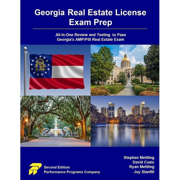 Georgia Real Estate License Exam Prep: All-in-One Review and Testing to Pass Georgia's AMP/PSI Real Estate Exam (Paperback)
