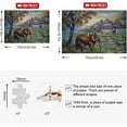 thumbnail image 3 of Dreamtimes Elephant Jigsaw Puzzles 1000 Piece for Adults Large Puzzle Game Challenging Family Puzzle Game for Adults Teens 29.5" x 19.7", 3 of 7