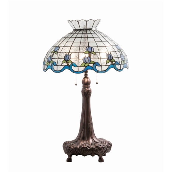 32" High Roseborder Table Lamp