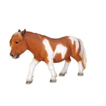 Hi-Line Gift Shetland Pony 19.5” Brown/White Poly Resin Figurine